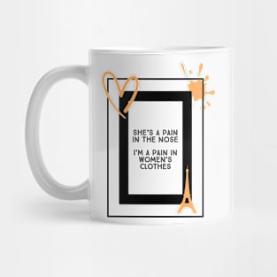 Paris Song Print Mug